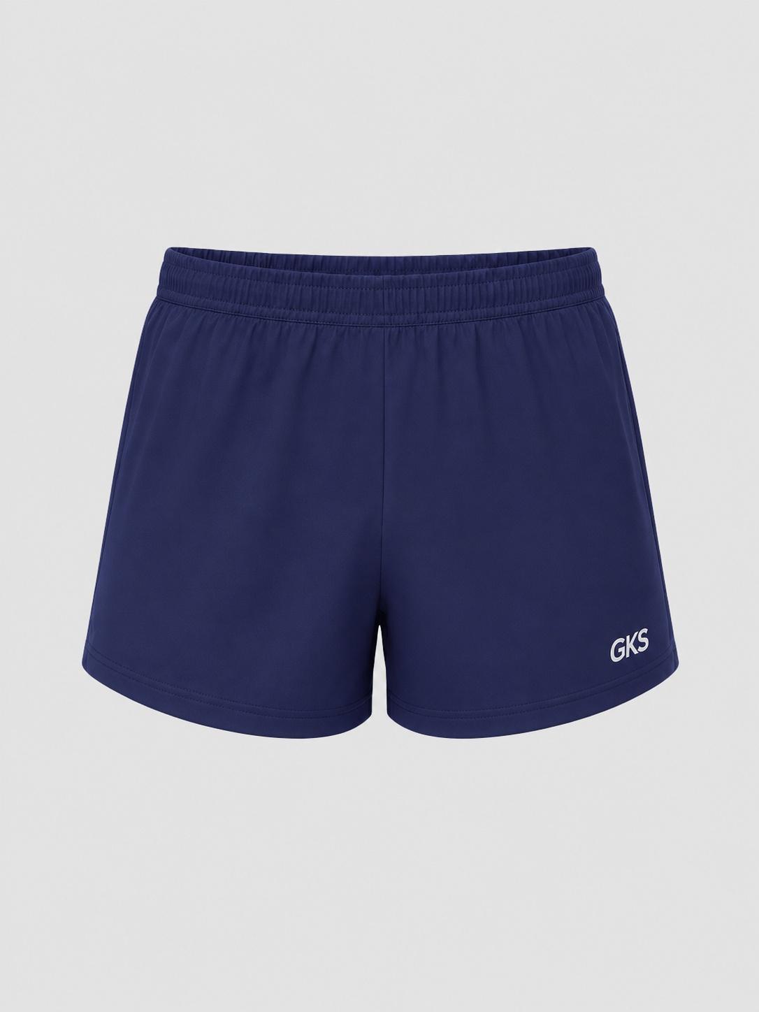 Шорты мужские для спортивной гимнастики GK Sport ШКМ1.1 серо-синие
