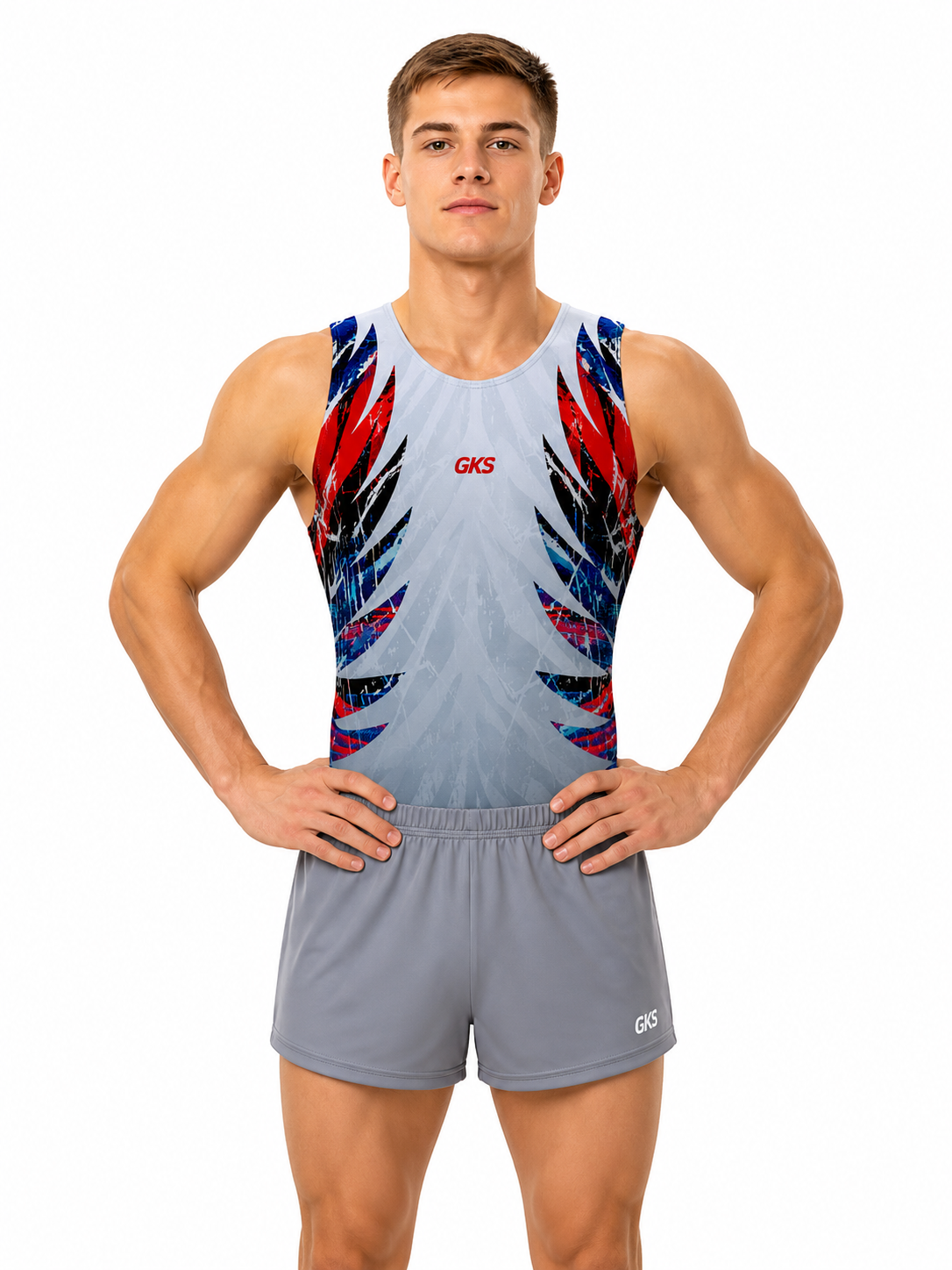 Купальник мужской для спортивной гимнастики GK Sport 0201-66