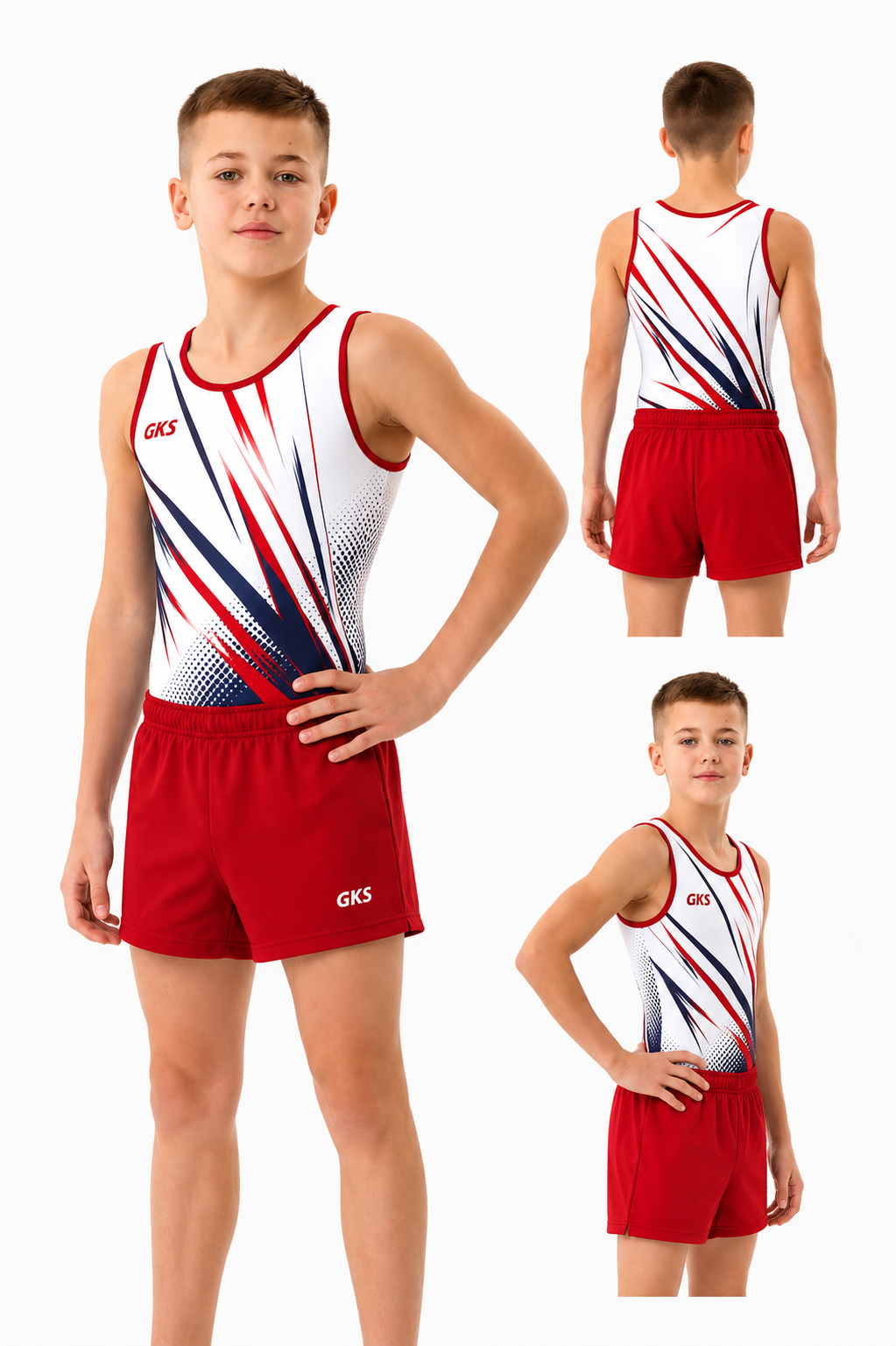 Мужской купальник для спортивной гимнастики GK Sport 201-103