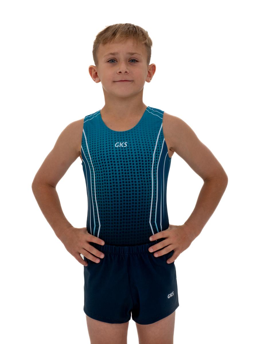Мужской купальник с шортами для спортивной гимнастики GK Sport 201-36К