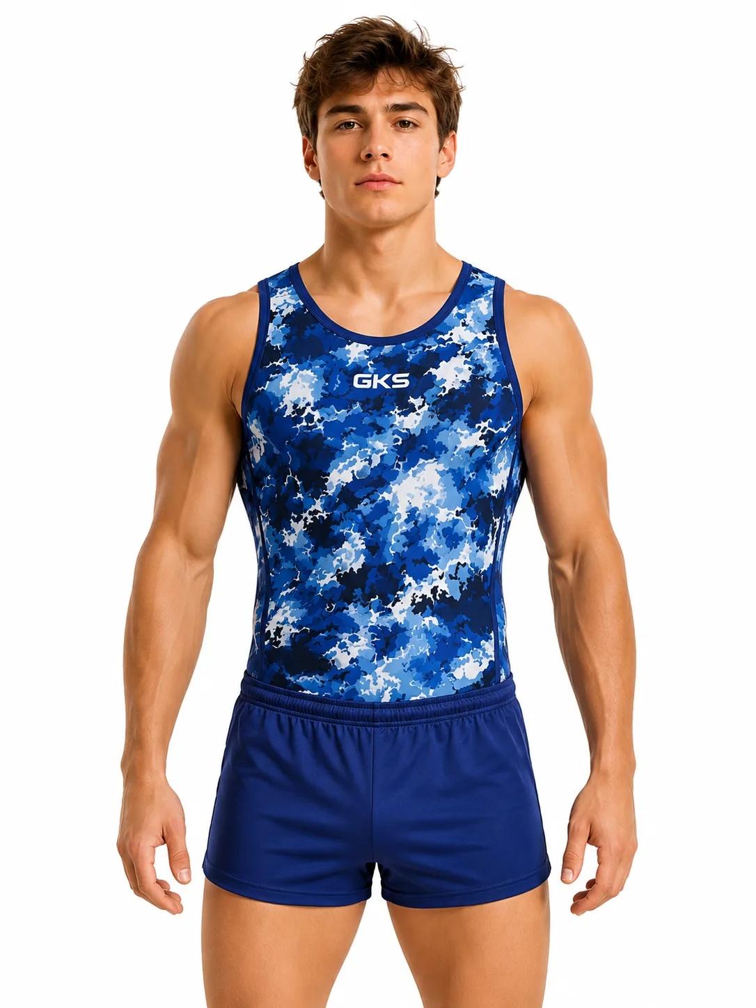 Мужской купальник для спортивной гимнастики GK Sport 201-109