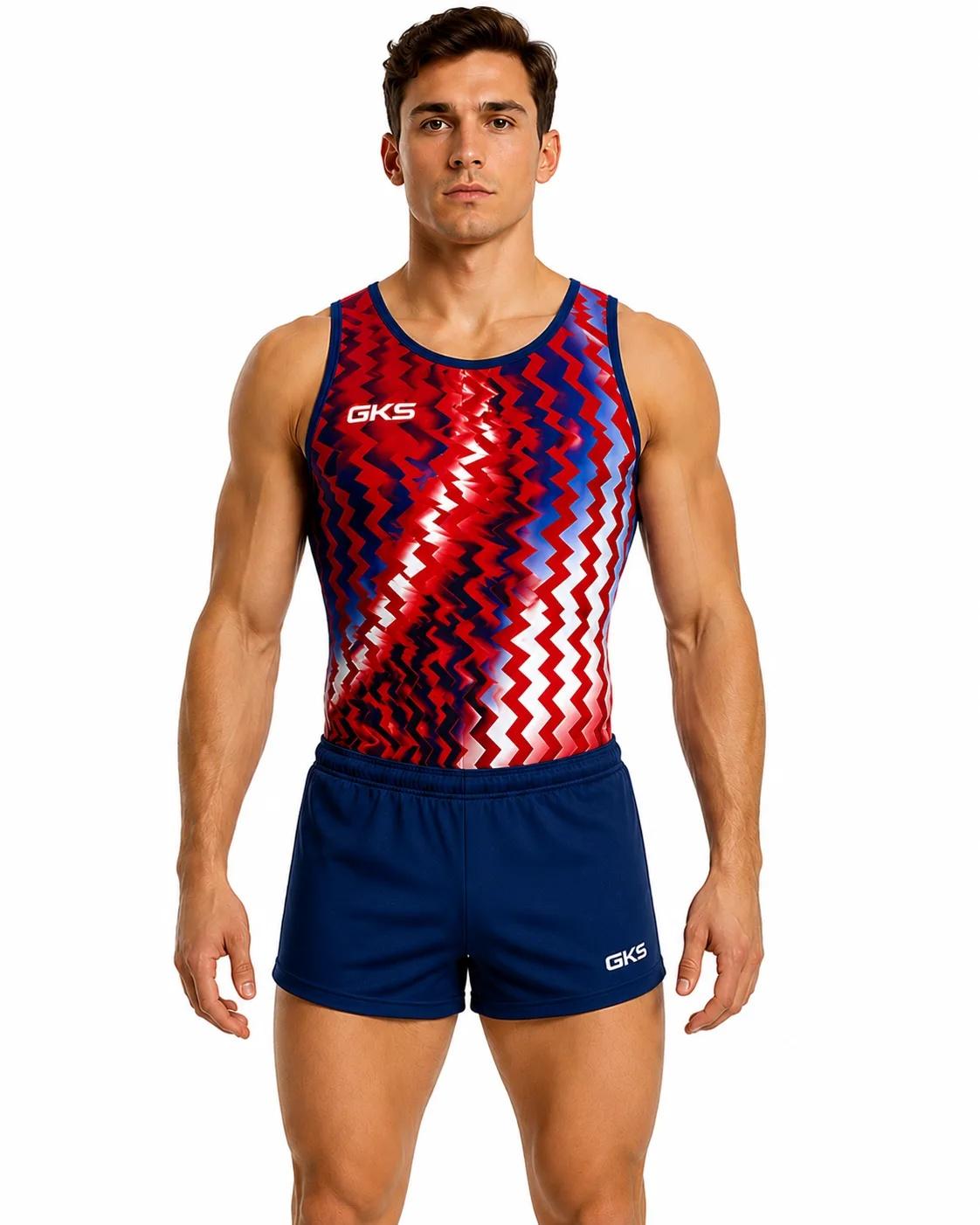 Мужской купальник для спортивной гимнастики GK Sport 201-101