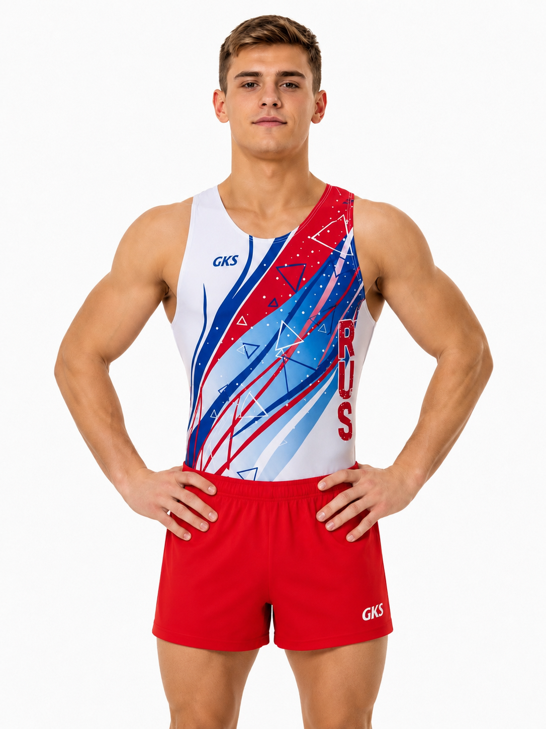 Мужской купальник для спортивной гимнастики GK Sport 0201-72