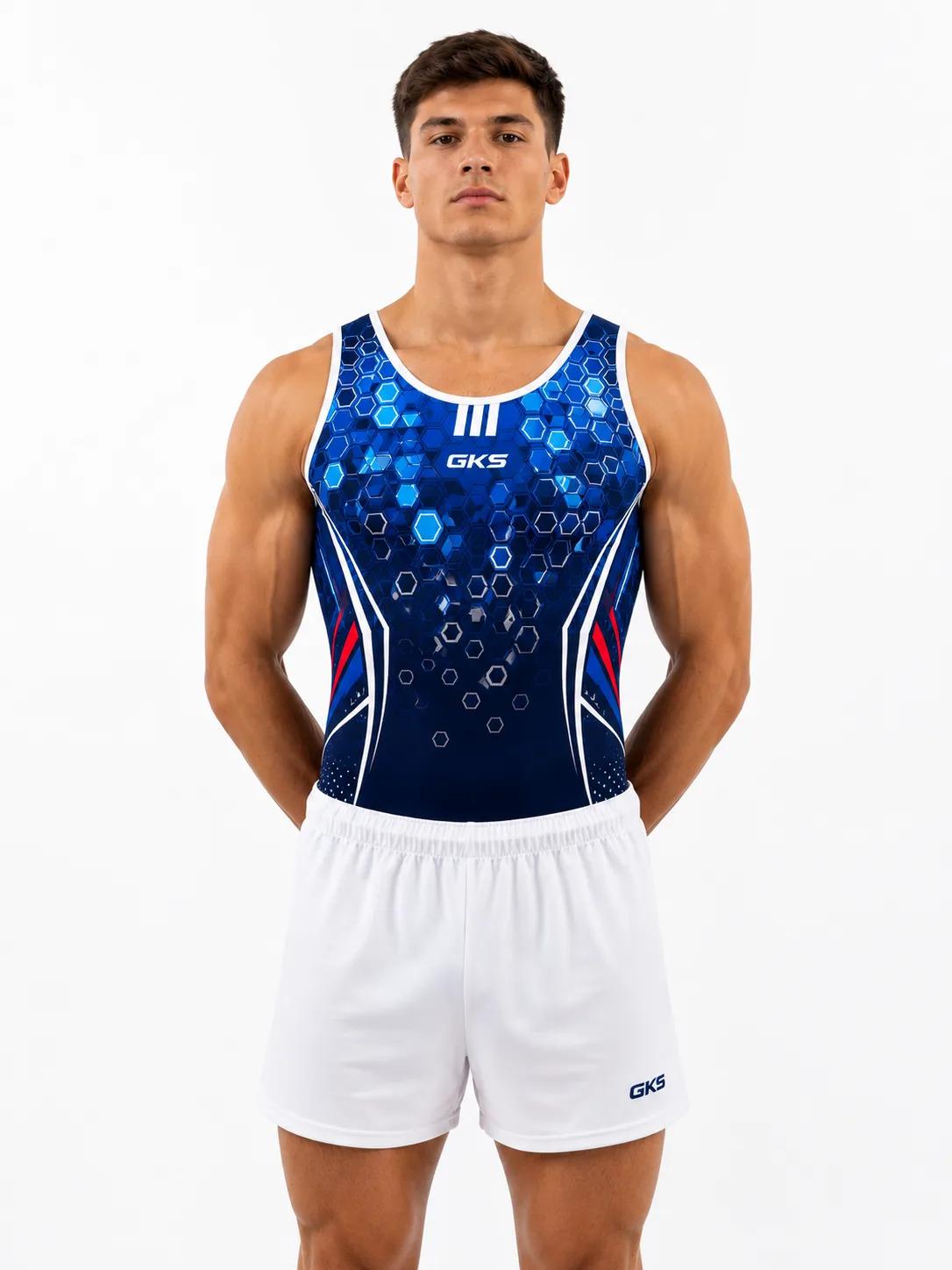 Мужской купальник для спортивной гимнастики GK Sport 201-107