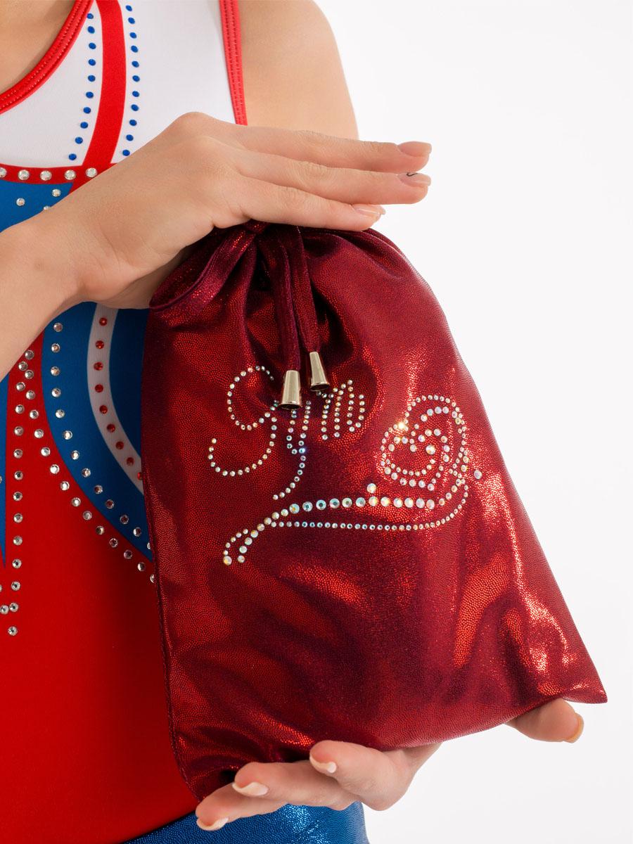 Мешок-сумка GK Sport 9696 бордовый металлик