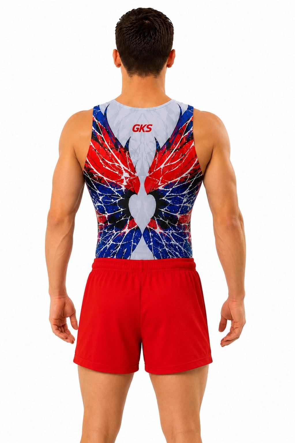 Купальник мужской для спортивной гимнастики GK Sport 0201-66