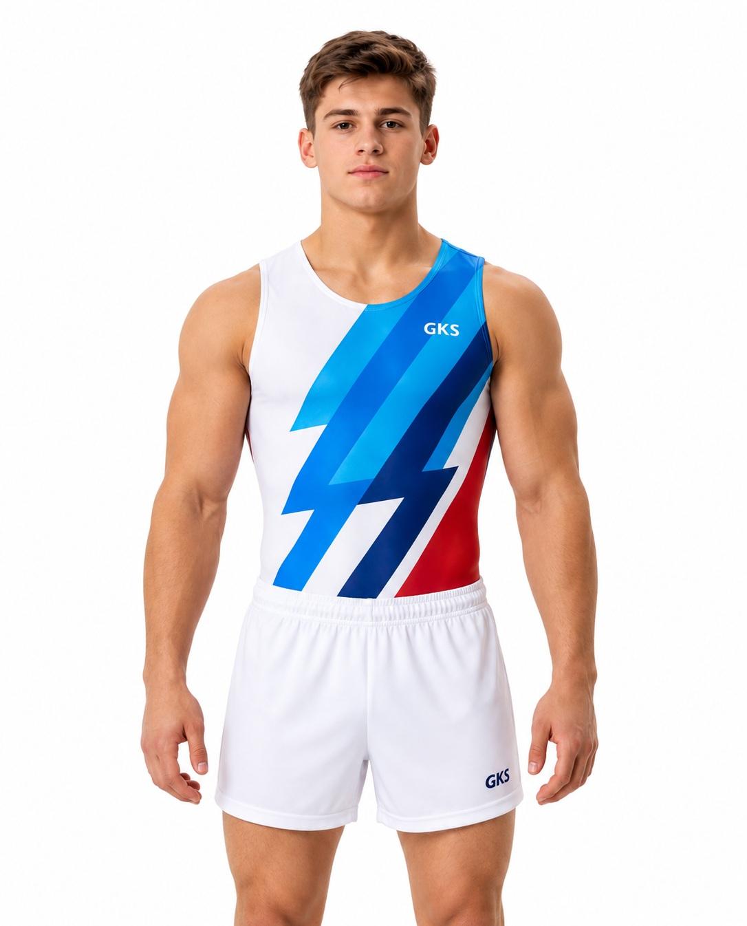 Мужской купальник для спортивной гимнастики GK Sport  0201-87