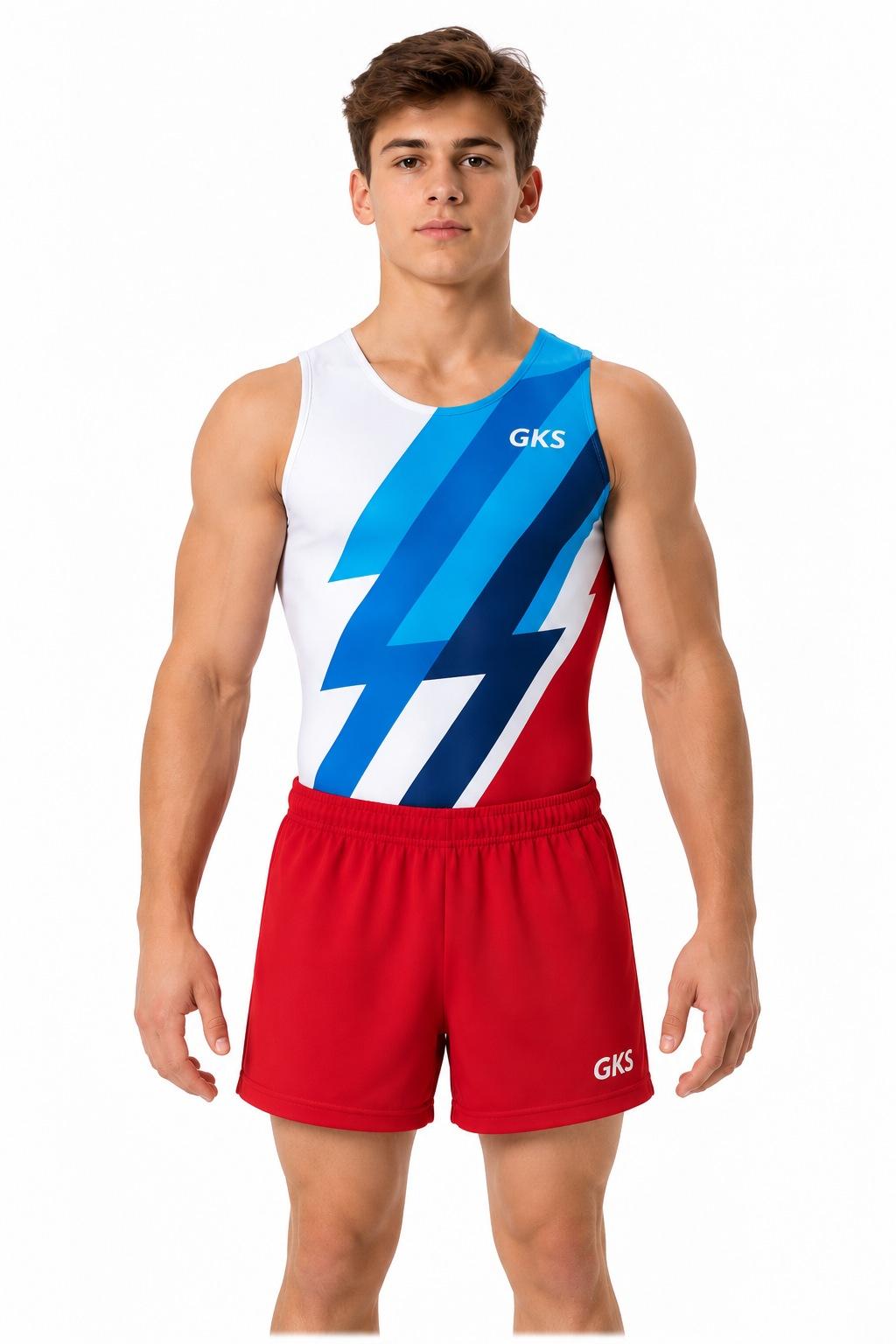 Мужской купальник для спортивной гимнастики GK Sport  0201-87