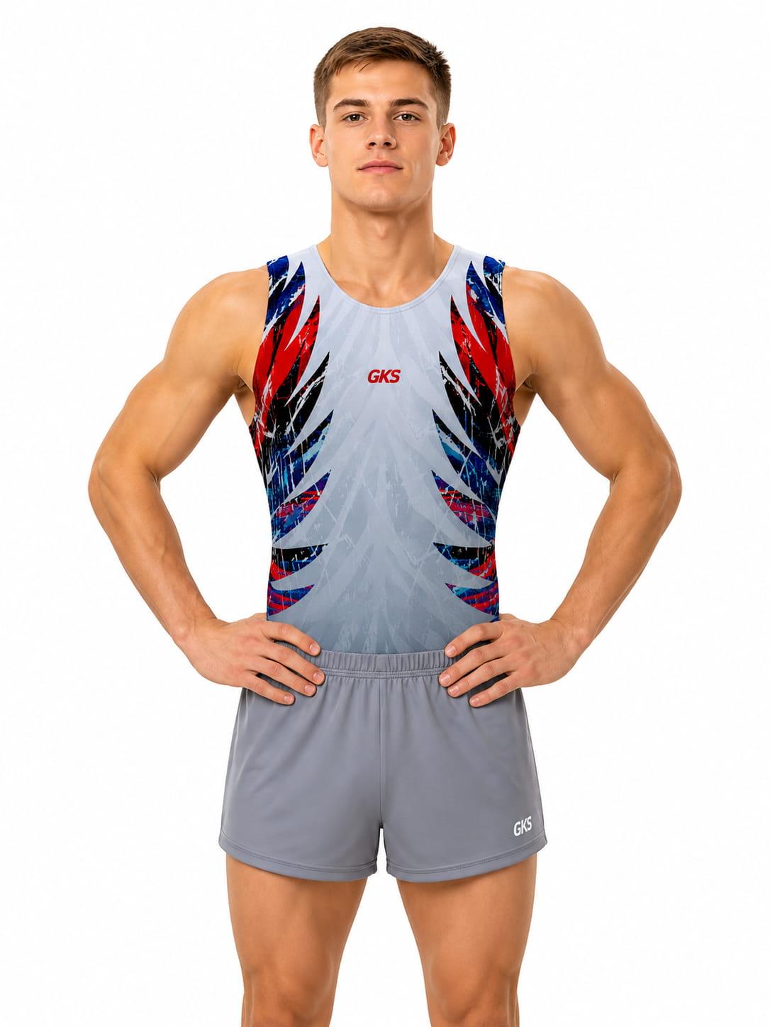 Купальник мужской для спортивной гимнастики GK Sport 0201-66