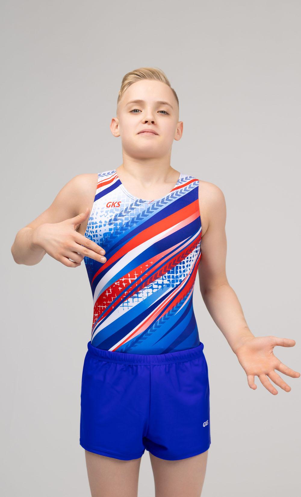 Мужской купальник для спортивной гимнастики GK Sport 201-65