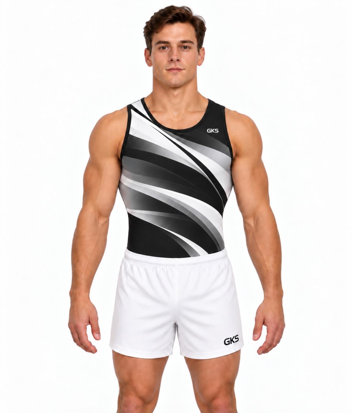 Мужской купальник для спортивной гимнастики GK Sport 201-116