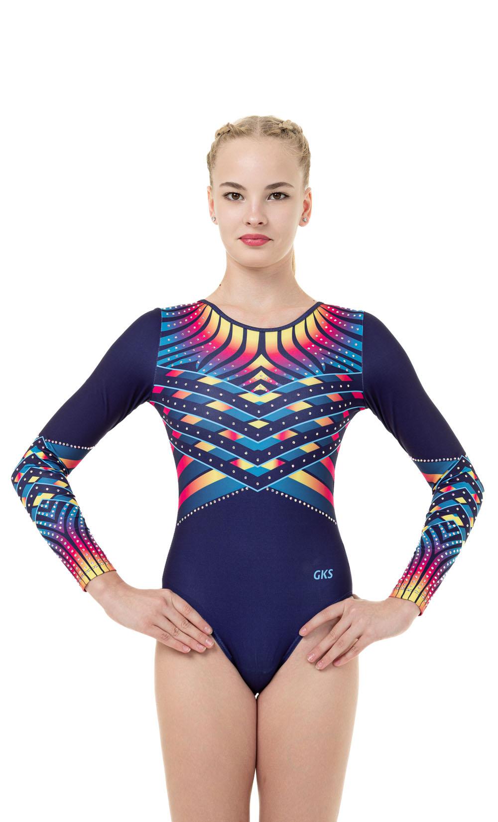 Купальник женский GK Sport 202-177 с рукавом