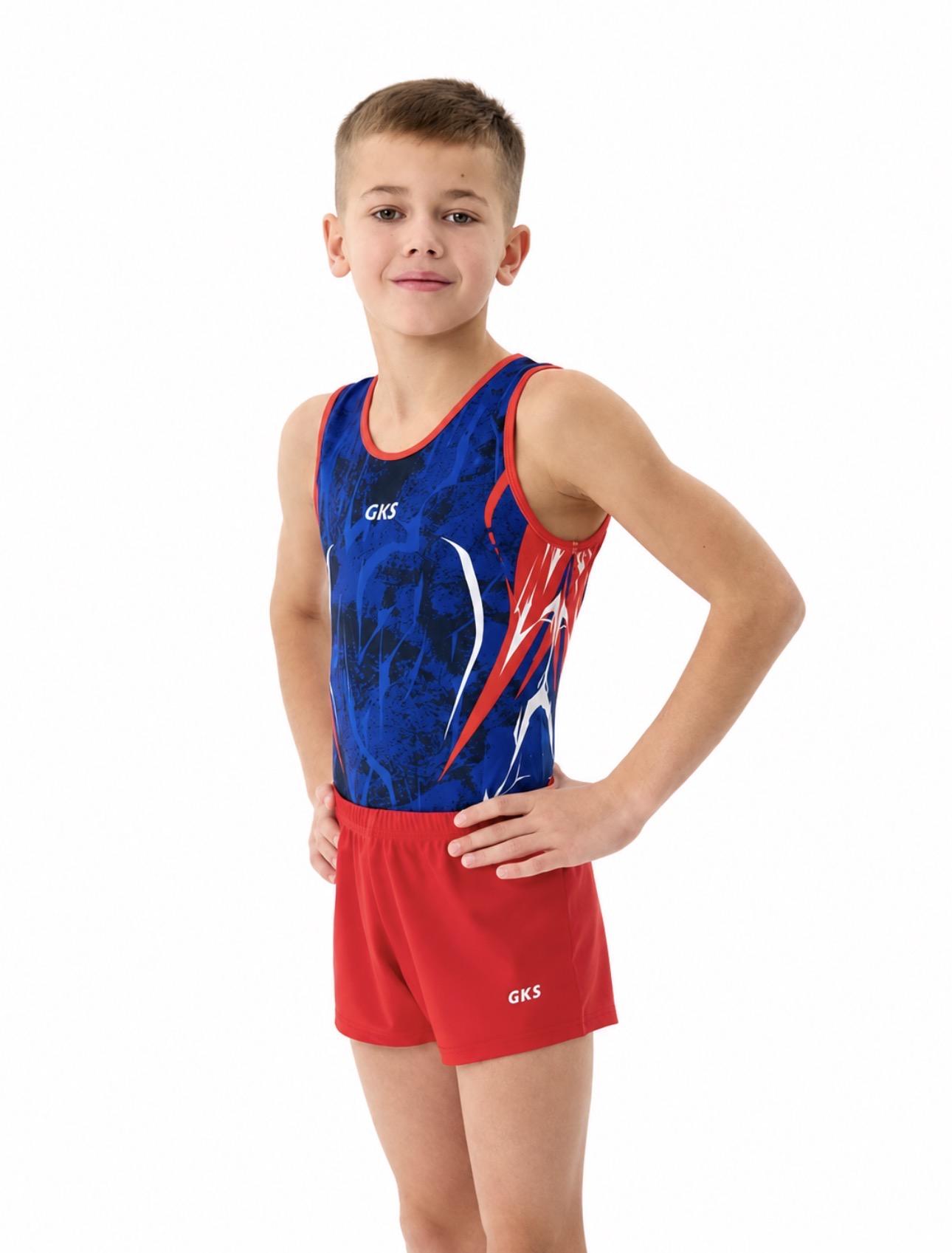 Мужской купальник для спортивной гимнастики GK Sport 0201-86