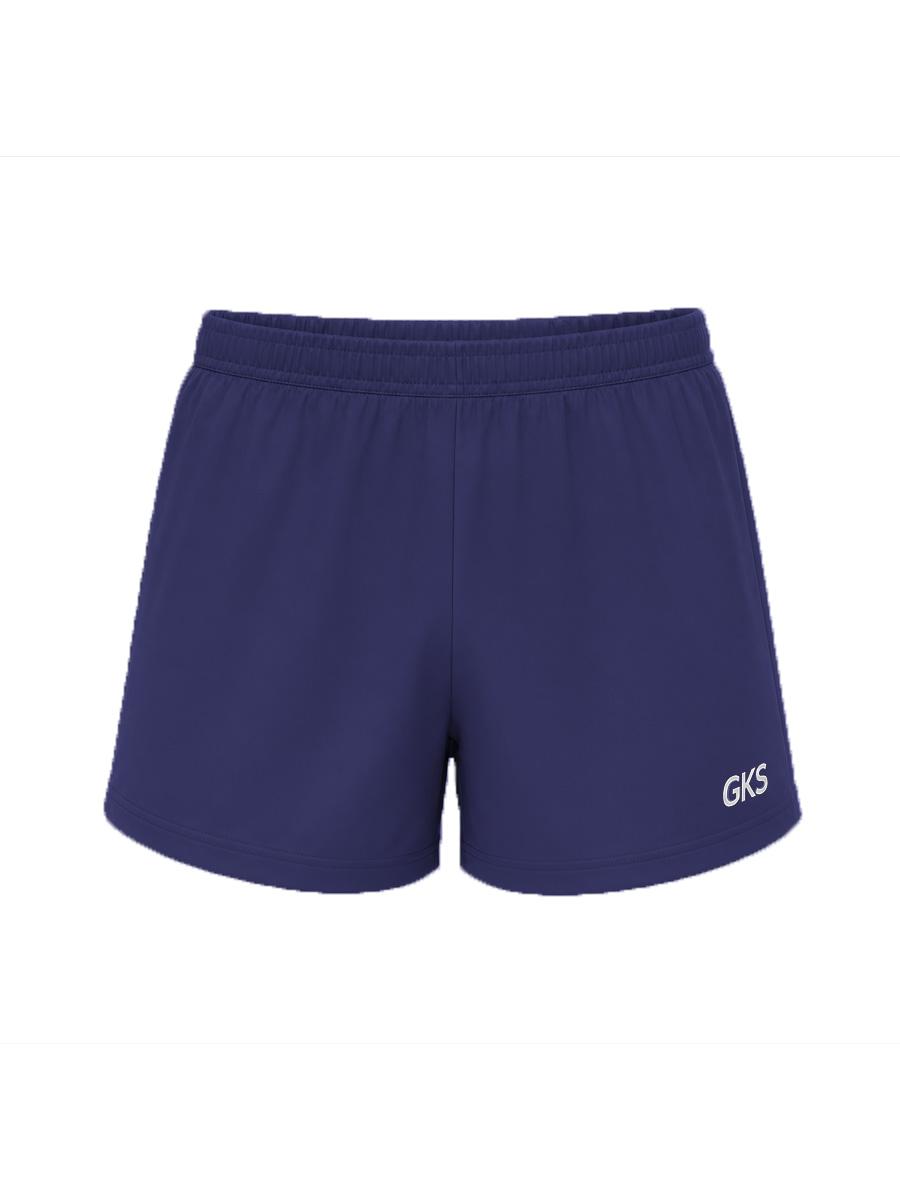 Шорты мужские для спортивной гимнастики GK Sport ШКМ1.1 серо-синие
