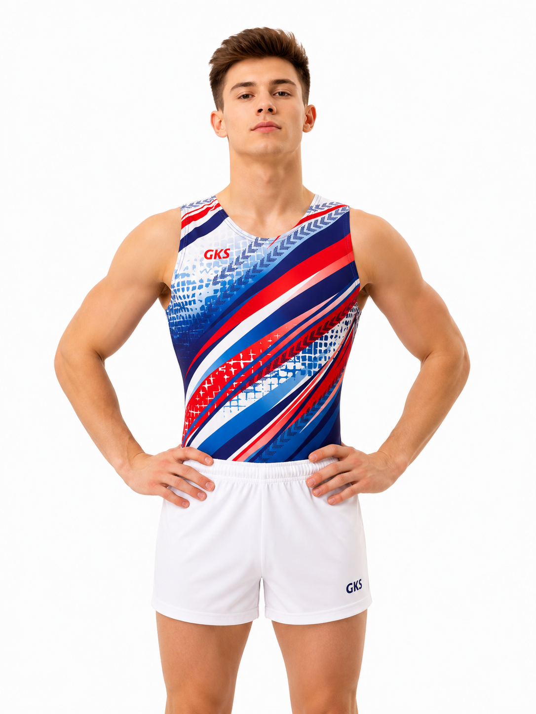 Мужской купальник для спортивной гимнастики GK Sport 0201-65