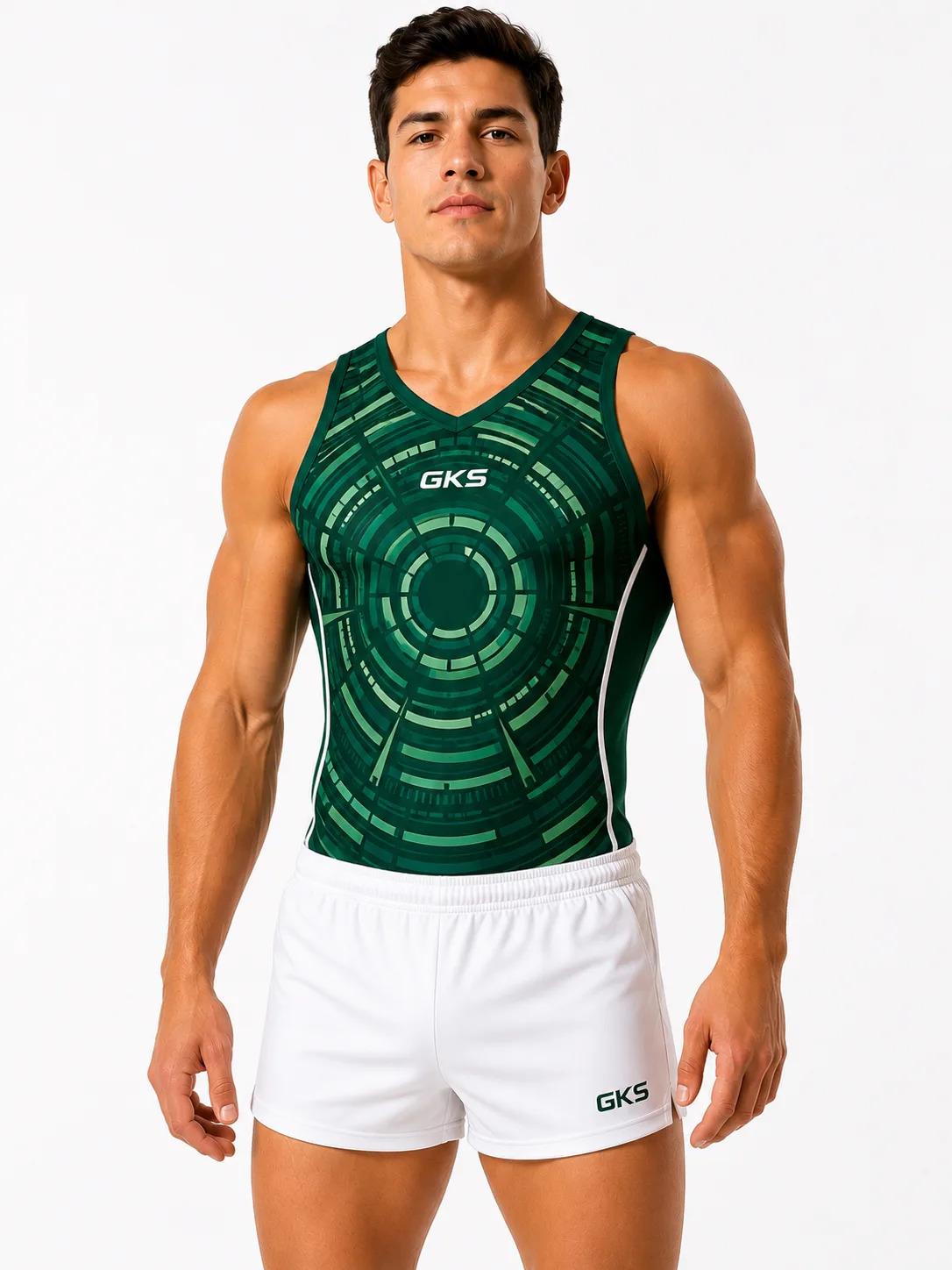 Мужской купальник для спортивной гимнастики GK Sport 201-113