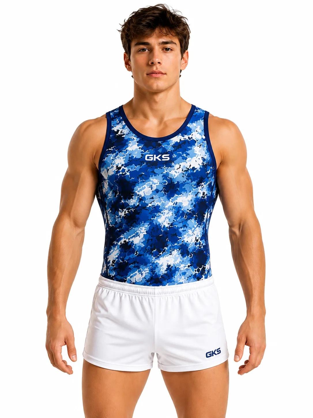 Мужской купальник для спортивной гимнастики GK Sport 201-109