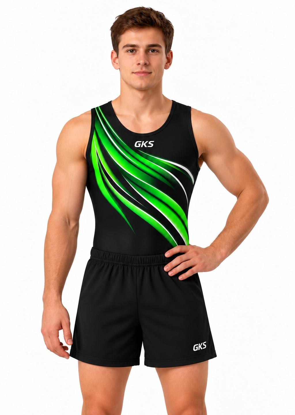 Мужской купальник для спортивной гимнастики GK Sport 201-134
