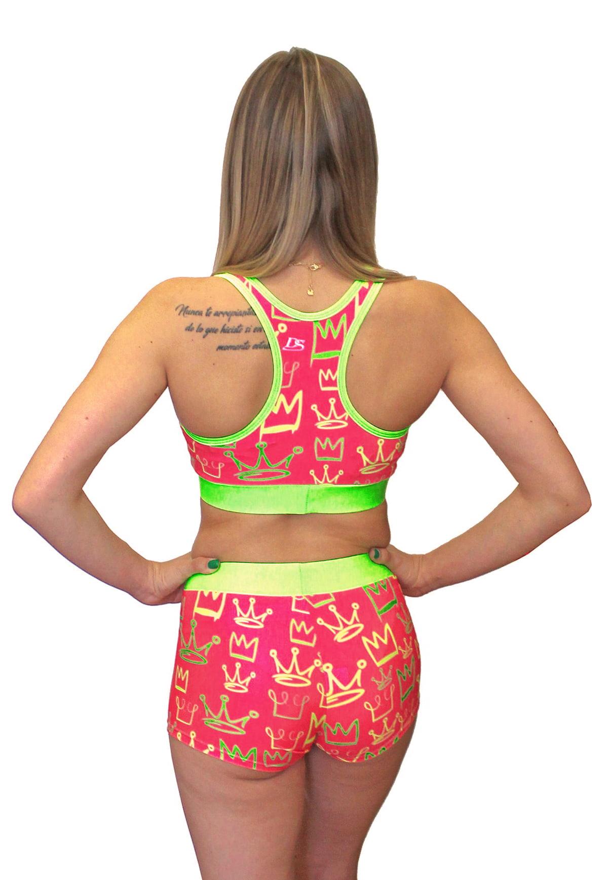 Комплект женский для спортивной гимнастики GK Sport К202-2Р розовый без рукава