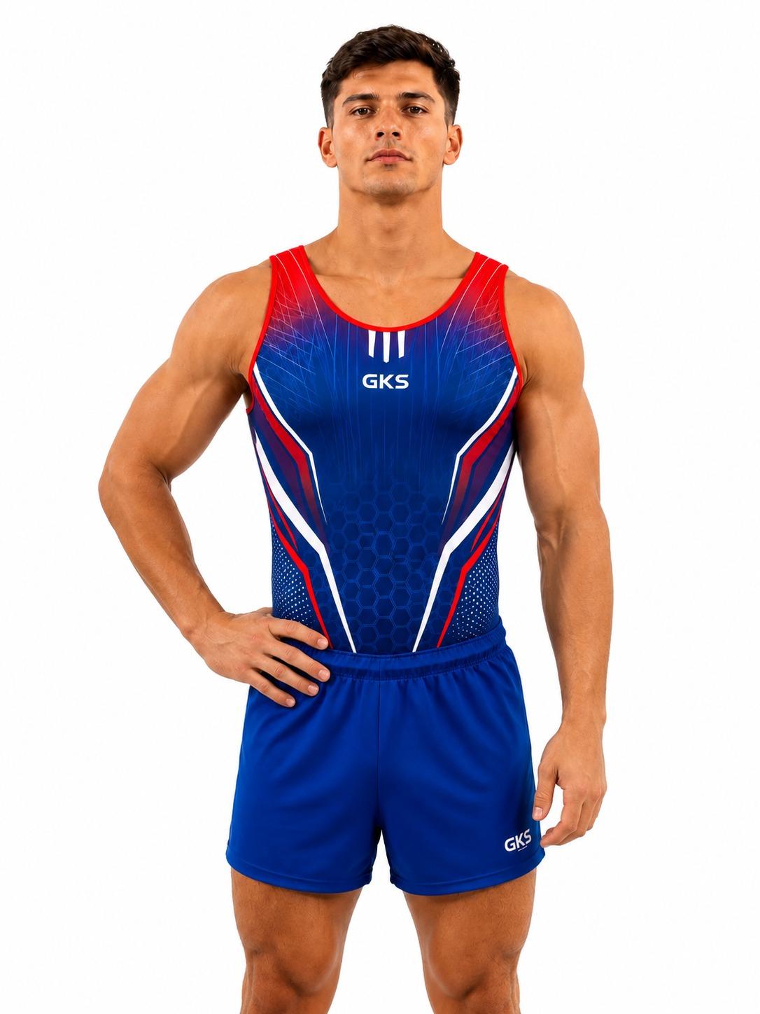 Мужской купальник для спортивной гимнастики GK Sport 201-108