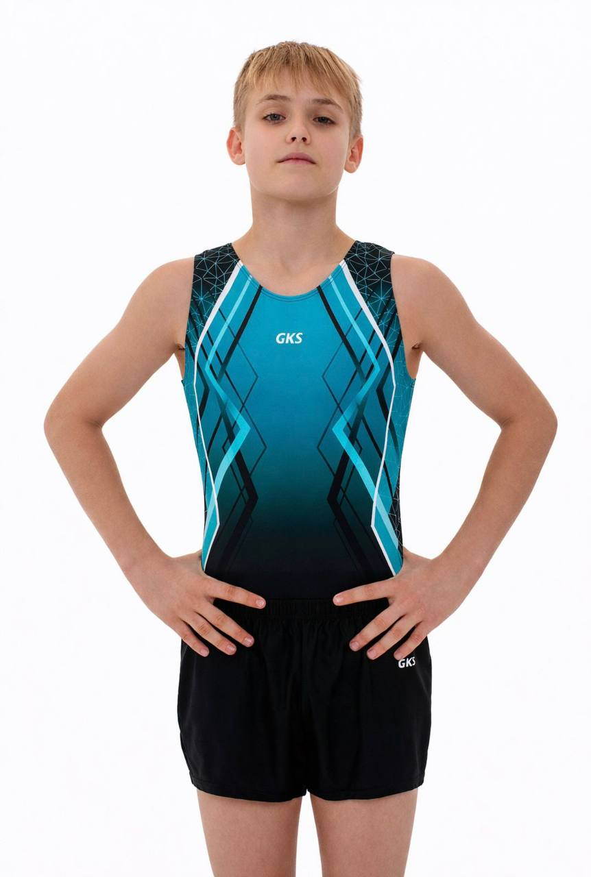 Мужской купальник для спортивной гимнастики GK Sport 201-67