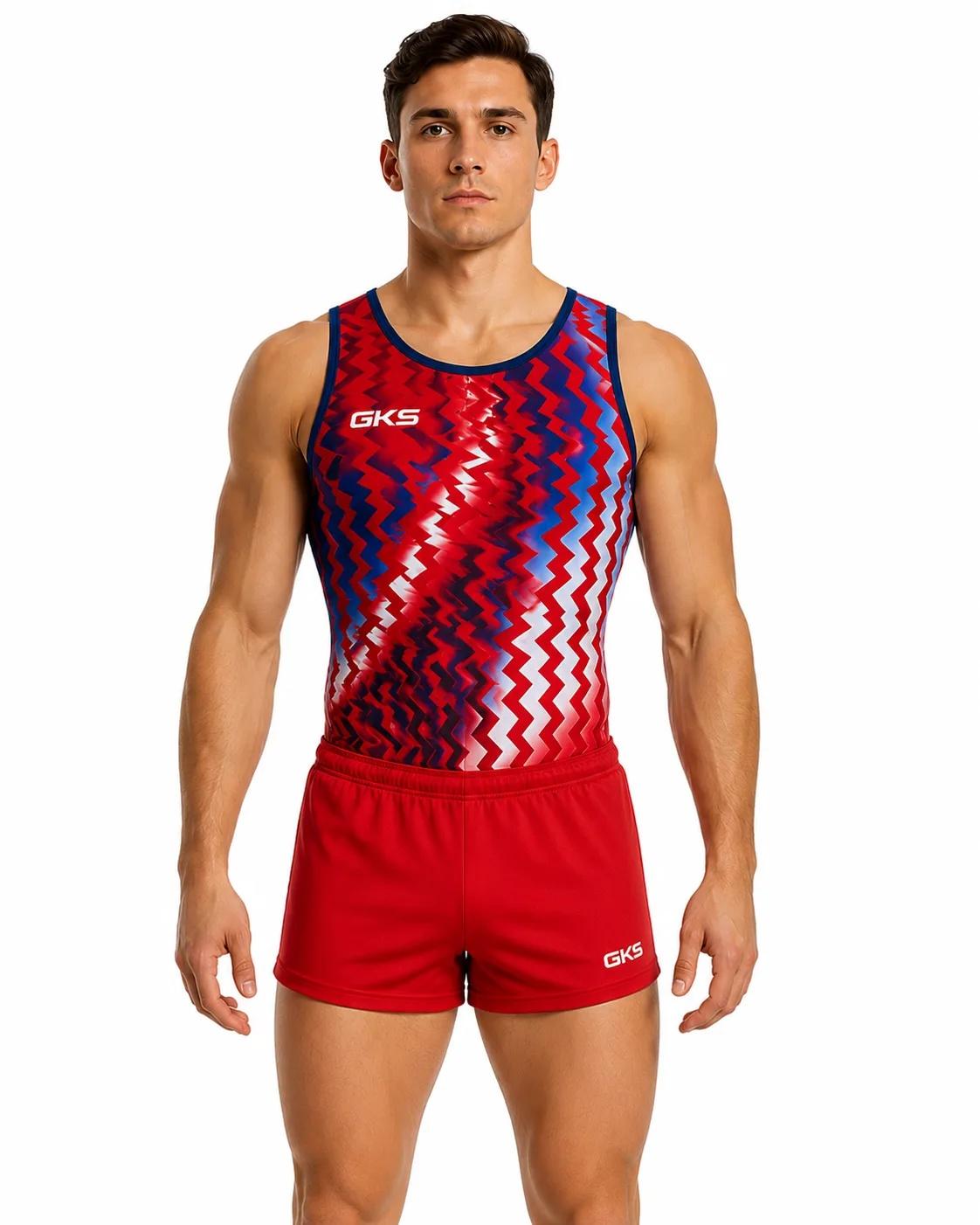 Мужской купальник для спортивной гимнастики GK Sport 201-101