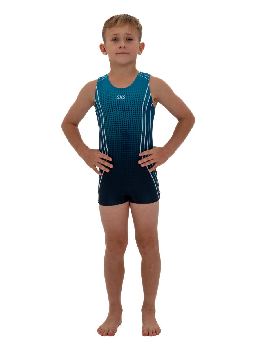 Мужской купальник с шортами для спортивной гимнастики GK Sport 201-36К