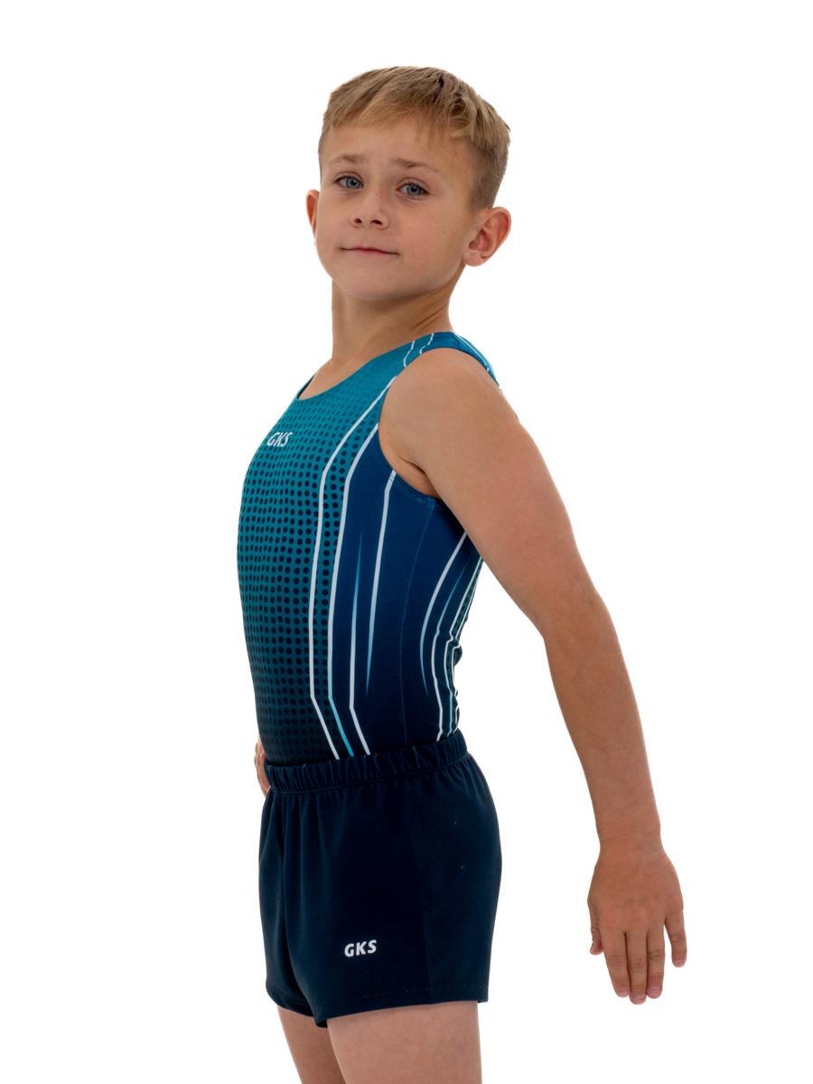 Мужской купальник с шортами для спортивной гимнастики GK Sport 201-36К