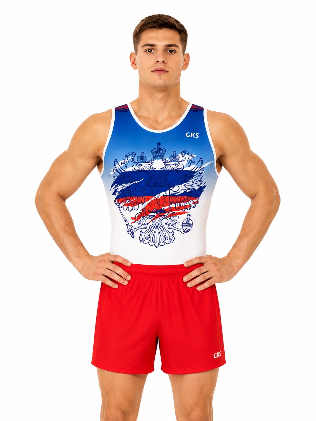 Купальник мужской для спортивной гимнастики GK Sport 201-56