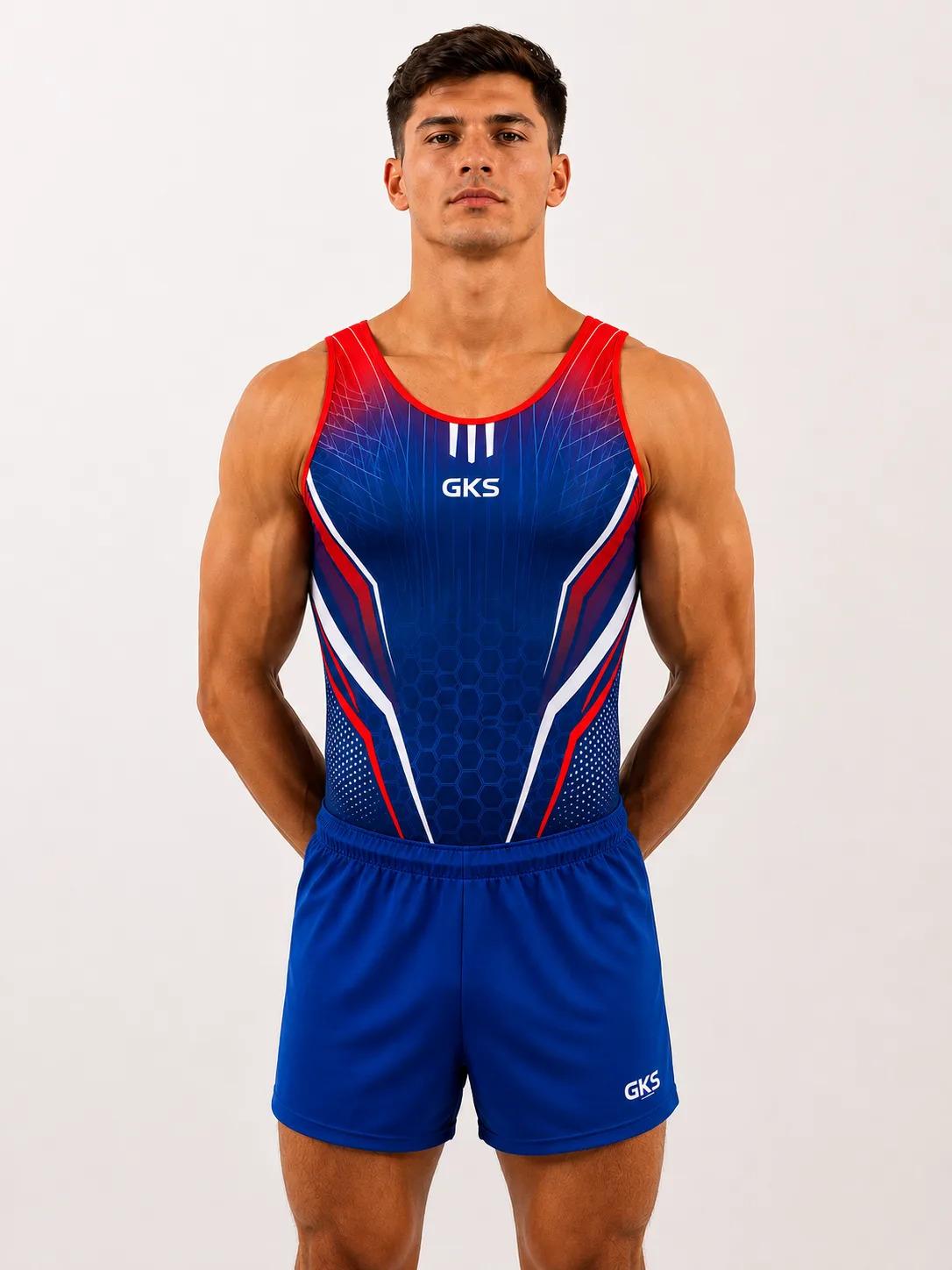 Мужской купальник для спортивной гимнастики GK Sport 201-108