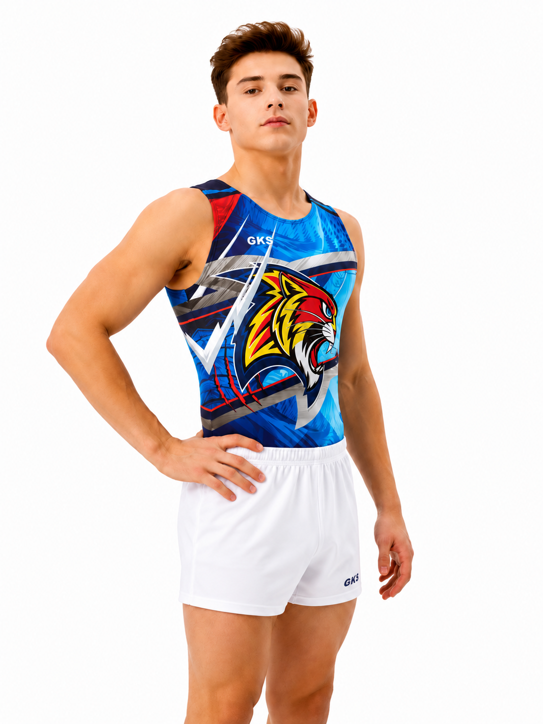 Мужской купальник для спортивной гимнастики GK Sport 201-83